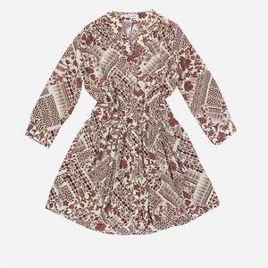 Charles Henry Bohemian Fit & Flare Dress